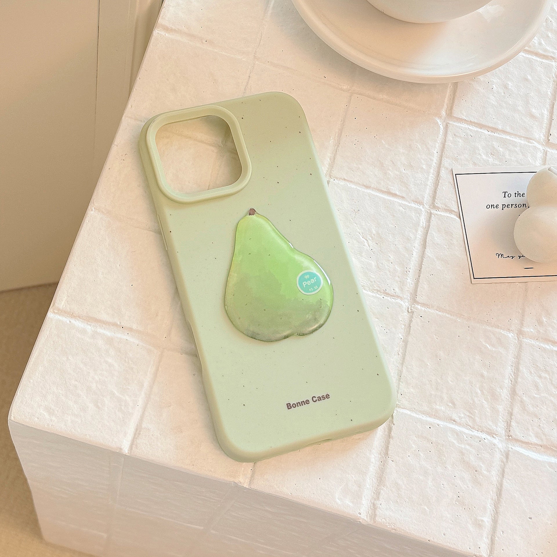 3D Pop-Up Cute Fruit iPhone Case