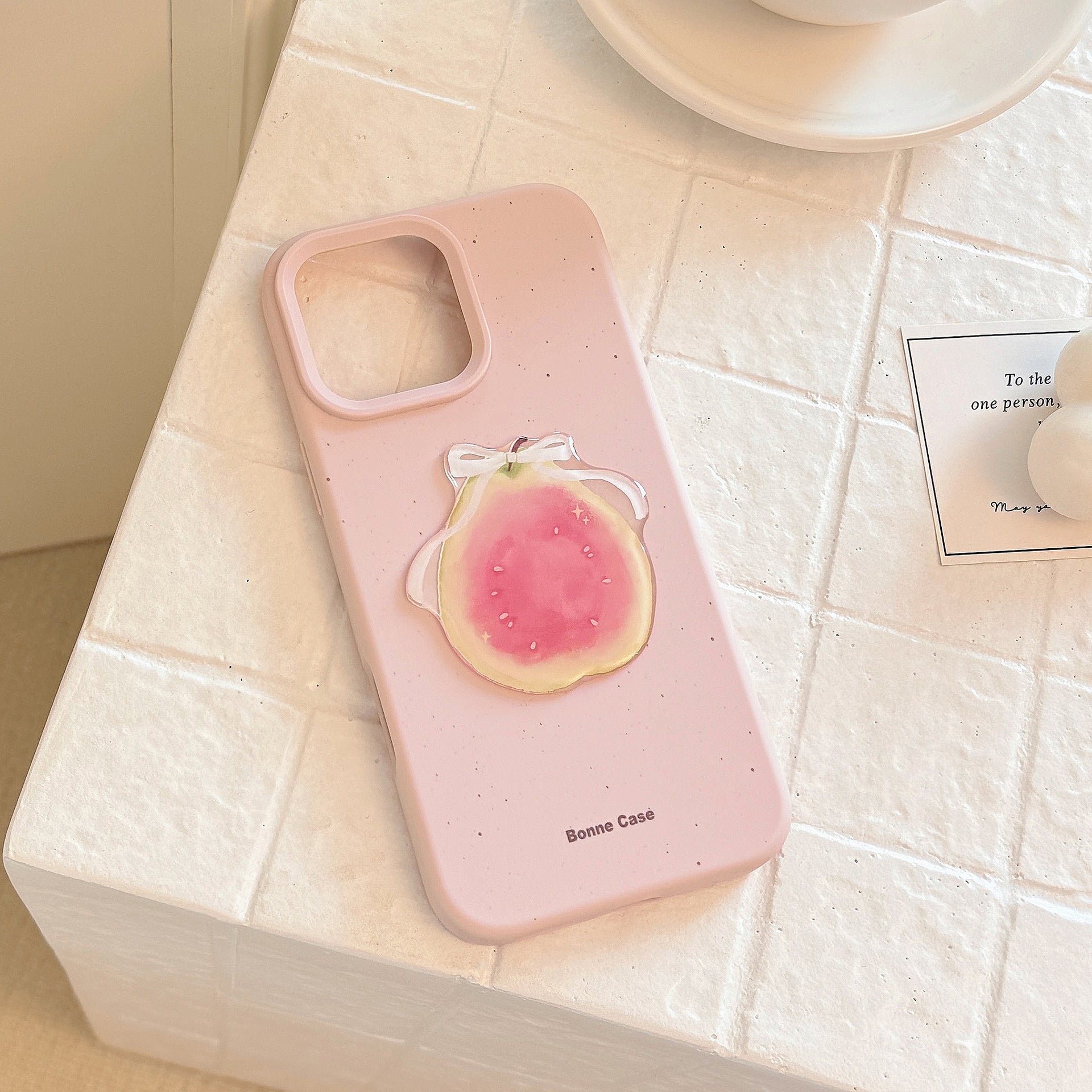 3D Pop-Up Cute Fruit iPhone Case