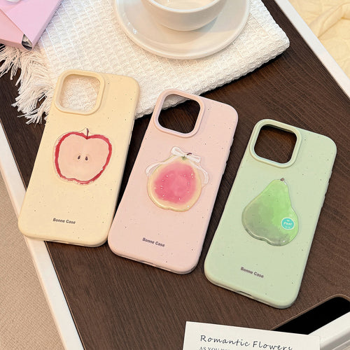 3D Pop-Up Cute Fruit iPhone Case