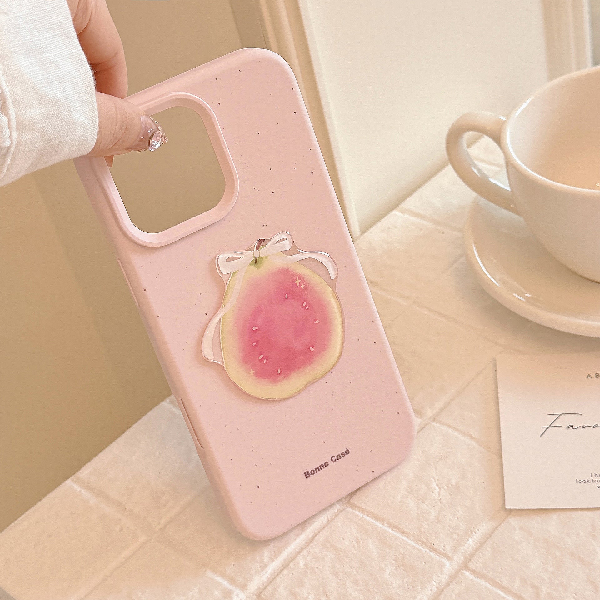 3D Pop-Up Cute Fruit iPhone Case